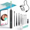BezosMax Ear Wax Removal Cleaner Kit with Wireless Visual Otoscope - Black