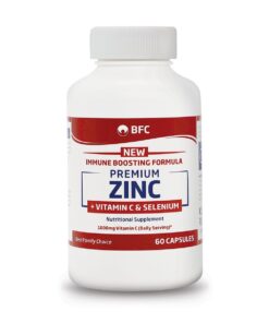 BFC Pharma Premium Zinc with Vitamin C and Selenium - Capsules 60s