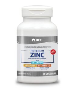 BFC - Premium Zinc + Selenium + Vitamin C+D3 60 Capsules x 2