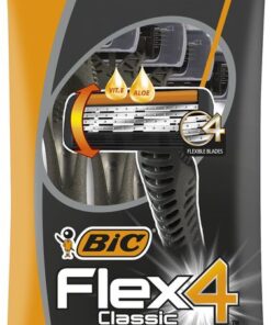 BIC 4 Flex Classic Disposable Men's Razors - Pack of 4