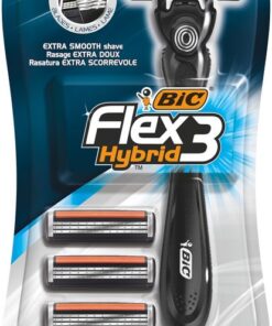 BIC Flex 3 Hybrid Men's Razors - 1 handle and 4 heads