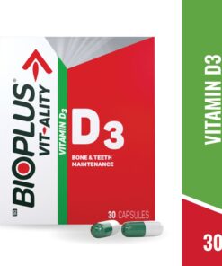 Bioplus Vit-ality Vitamin & Mineral Supplement Vitamin D3 Capsules 30 EA