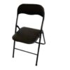 Black Folding Chairs (Set Of Six)
