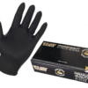 Black Nitrile Gloves - Box of 100 - Medium