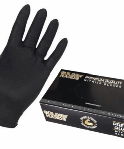 Black Nitrile Gloves - Box of 100 - Small