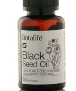 Black Seed Oil Capsules 100% Pure & Natural Cold Pressed 1000mg - 2 Pack