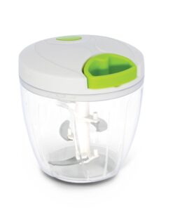 Blaumann 13cm Stainless Steel and Plastic Pull Chopper with Green Light