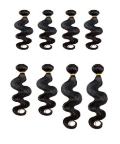 Blkt Body Wave 8PCS Human Blend Hair weaves package 14'16'18 #2