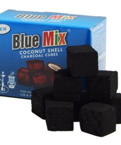 Blue Mix Coconut Shell Charcoal Cubes 24 Pieces