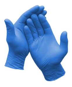 Blue Nitrile Powder Free Disposable Gloves - 1000 Gloves - Small