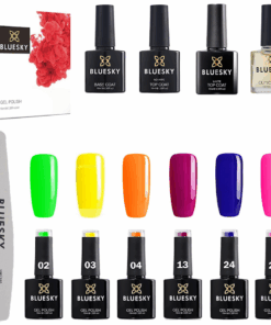 Bluesky UV Gel Polish - Neons of the Night 6 Pack Matte