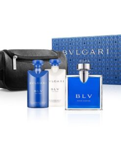 Blvgari Blv Pour Homme Gift Set 100ml EDT+Asb+Sg+Pouch
