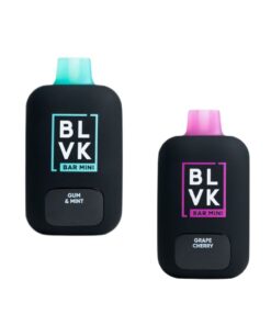 Blvk Bar 12000 Puffs Mixed Flavors Gum&Mint & Grape Cherry 2pack