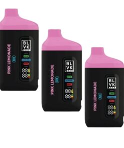 BLVK BAR XL 20000 puffs disposable vape device pink lemonade 3pack