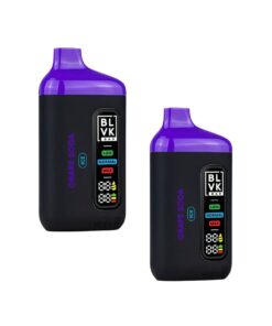 BLVK XL disposable vape 20000 puffs grape soda 2pack