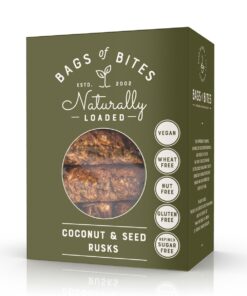 BOB Naturally Loaded Coconut & Seed Rusks Gluten-Free - 380g