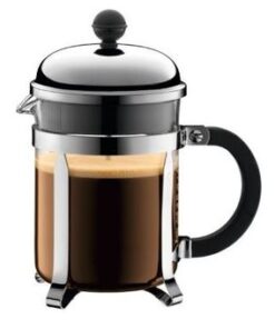 Bodum - Chambord Coffee Maker - 4 Cup - Stainless Steel and Glass