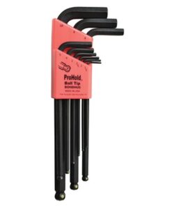 Bondhus Ball End L-Wrench 9Pce Set 1.5-10mm Prohld
