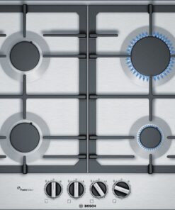 Bosch - 60cm Stainless steel Gas Hob - Silver