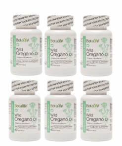 Botalife Wild Oregano Oil Capsule -Extra Strength min 70% Carvacrol - 6 Pack