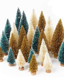 Bottle Brush Christmas Tree Pack of 12 Different Size