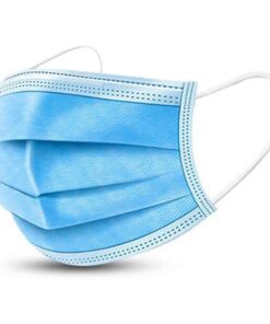 Box of 50 - 3 Ply Disposable Mouth & Nose Cover Face Mask with Ear Loops