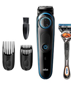 Braun BT5242 Beard Trimmer, 2 Combs and Gillette Fusion5 ProGlide Razor