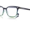Brentoni Reading Glasses Shiny Blue to Green, Blue Temple - +2.00