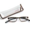 Brentoni Tortoise Shell Reading Glasses - Neck - +3.00