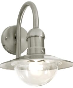 Bright Star Lighting - Curved Stainless Steel Lantern