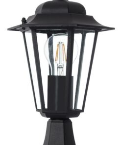 Bright Star Lighting - Die Cast Aluminium Lantern Pillar - Black