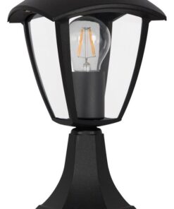 Bright Star Lighting - Die Cast Aluminium Pillar Lantern - Black