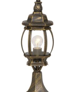 Bright Star Lighting - Die Cast Aluminium Pillar with Rounded Belly Head - Gold