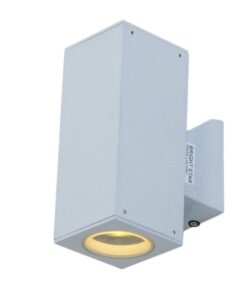 Bright Star Lighting - Long Square Die Cast Aluminium Up And Down Facing Wall Bracket - Grey