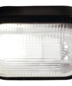 Bright Star Lighting - Outdoor Oval Plain PVC Bulkhead - Black