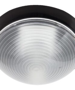 Bright Star Lighting - Outdoor Round PVC Bulkhead - Black