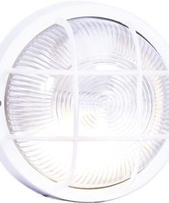 Bright Star Lighting - Outdoor Round PVC Bulkhead - White