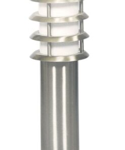 Bright Star Lighting - Small Stainless Steel Bollard With White Perspex Cover