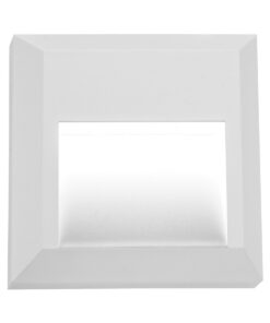 Bright Star Lighting - Square LED Footlight with ABS Base & PC Cover - White