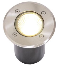 Bright Star Lighting - Stainless Steel Round Recessed Ground Light