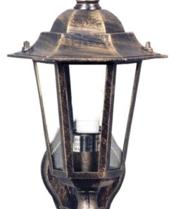 Bright Star Lighting - Up Facing Die Cast Aluminium Lantern - Gold