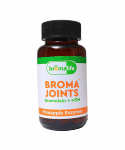 Broma Joints Bromelain + MSM Pineapple Enzyme - 60 Veg Capsules