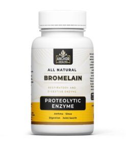 Bromelain Respiratory & Digestive Enzyme for Sinus & Allergy Relief 90 Caps