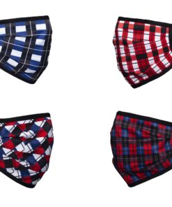 Buffalo - Triple Layer - Fabric Face Mask - Pack of 4