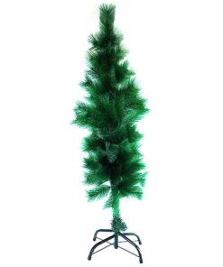 Bufftee Big Christmas Pine Tree 1.8m - Portable - Metal Stand - Pine Green