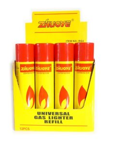 Bulk Pack 12 x Universal Butane Gas Refill Canister(300ml)