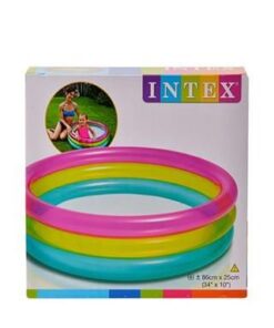Bulk Pack 2 X Intex Rainbow Baby Pool 86 x 25cm 17cm Water Depth