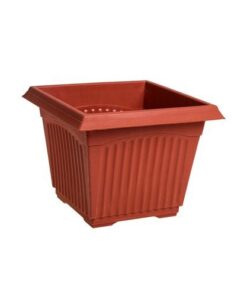 Bulk Pack 5 x Square Planter with Tray 20x20x16cm