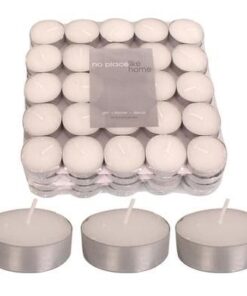 Bulk Pack 5x Candle Tea-Lite White 3.5cm Bag-100