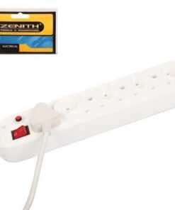 Bulk Pack 5x Multiplug 8-Way+Switch+Cord Zenith